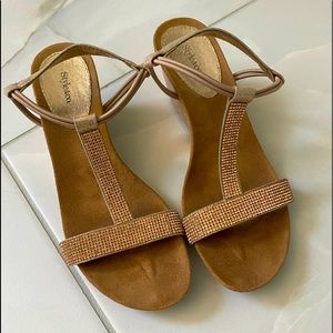 Style & Co Rhinestone Sandals